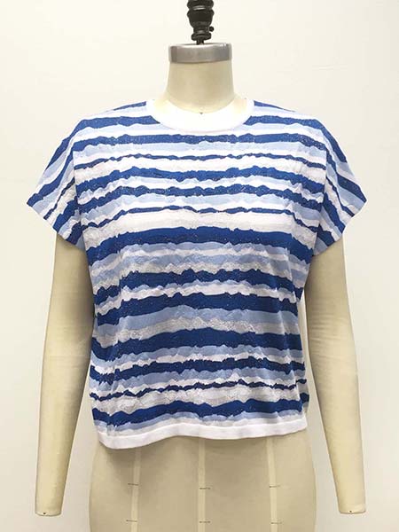 Lurex Striped Sweater