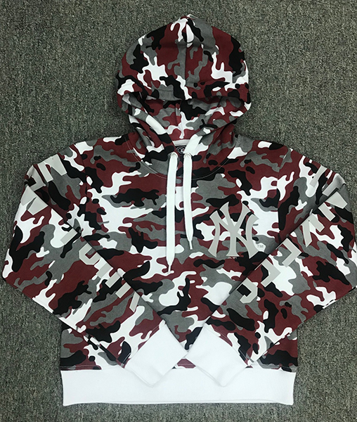 Ladies Allover Print Knitted Hoodie
