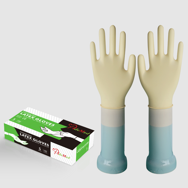 Surgical Gloves 100pcs Disposable Natural White Latex Glove Power Free For Hospital