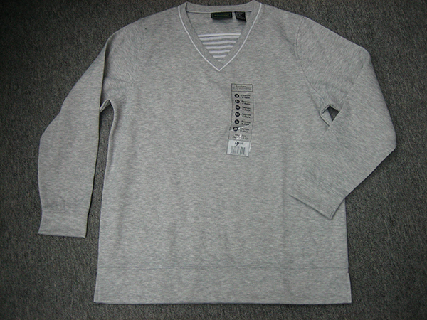 Ladies V Neck Fleece Top