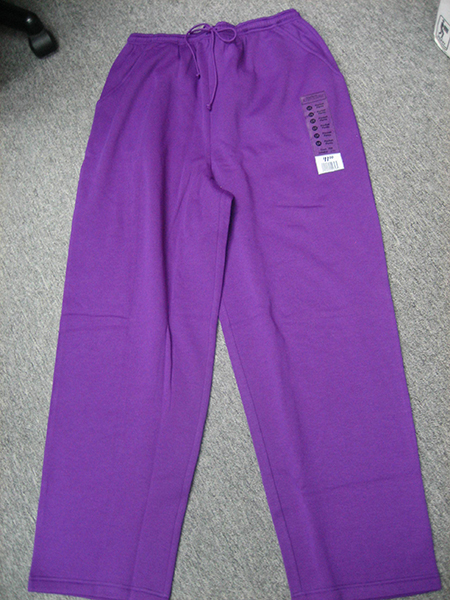 Plus Elastic Band Fleece Pants