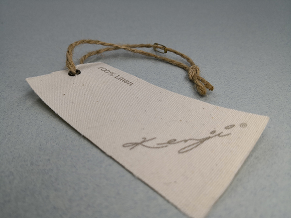 Hangtag (Linen Material, Raw, Eco)