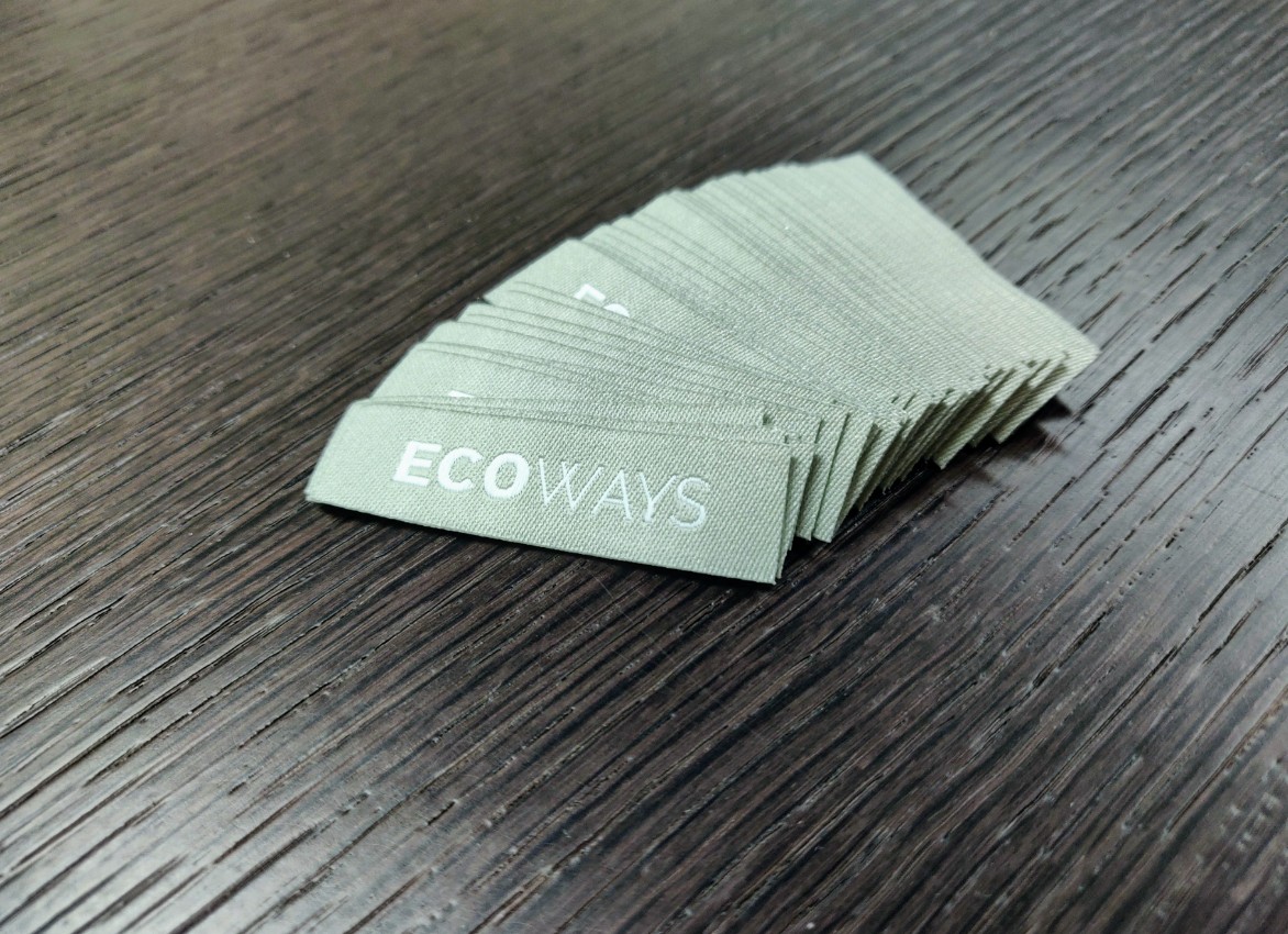 Woven Label (Recycled Polyester Yarn)