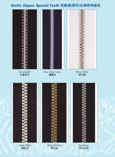 Derlin Zipper Special Teeth