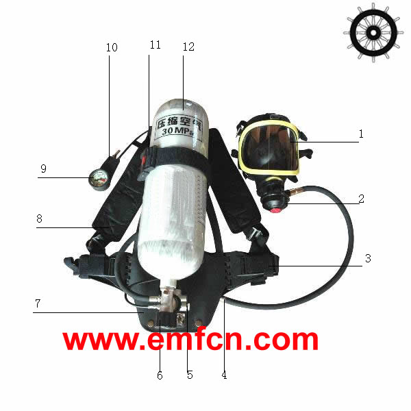Rhzk6.8/30 Self Contained Air Breathing Apparatus With Med Certification