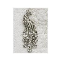Sell Clear Crystal Rhinestones Peacock Brooch Pin Jewelry