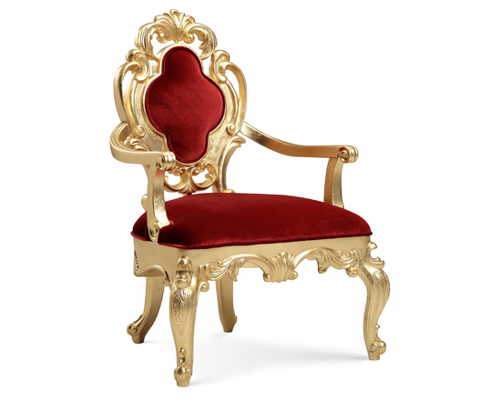 Luxury And Elegant Neo-classic Style Red Fabric Dining Chair Bq49