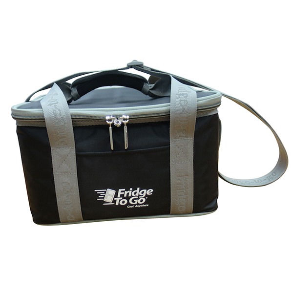Navy Portable Shoulder Cooler Ice Bag With Foil Laminated Insulation