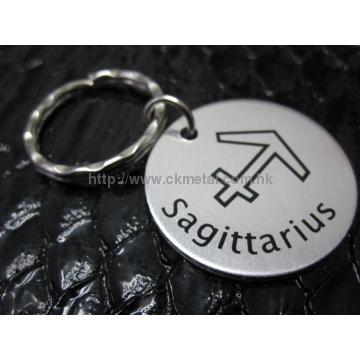 Metal Horoscope Keychains