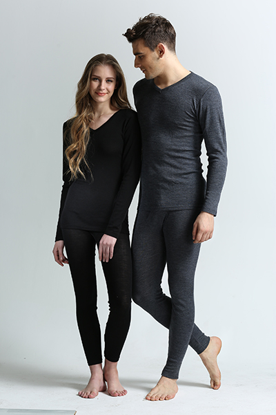 Classic Warm Simple Long Sleeves Fit Thermal Underwear