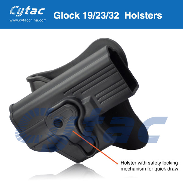 Glock 17/19/23/32 Tactical Paddle Holsters