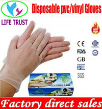 Disposable vinyl gloves for examination