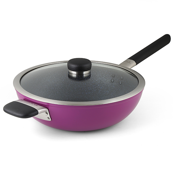 Provence IHC Wok with Long Handle 30cm