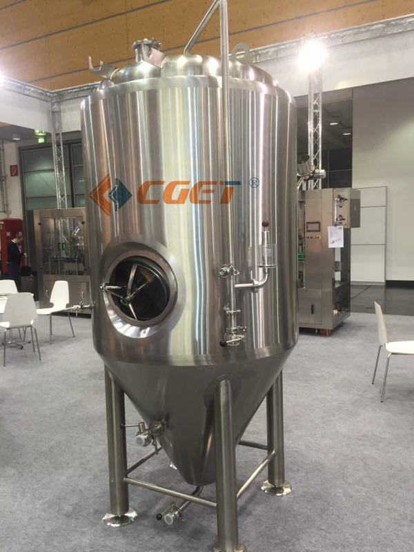 CGET 1000L fermenter machine stainless steel red copper fermentation system beer equipment