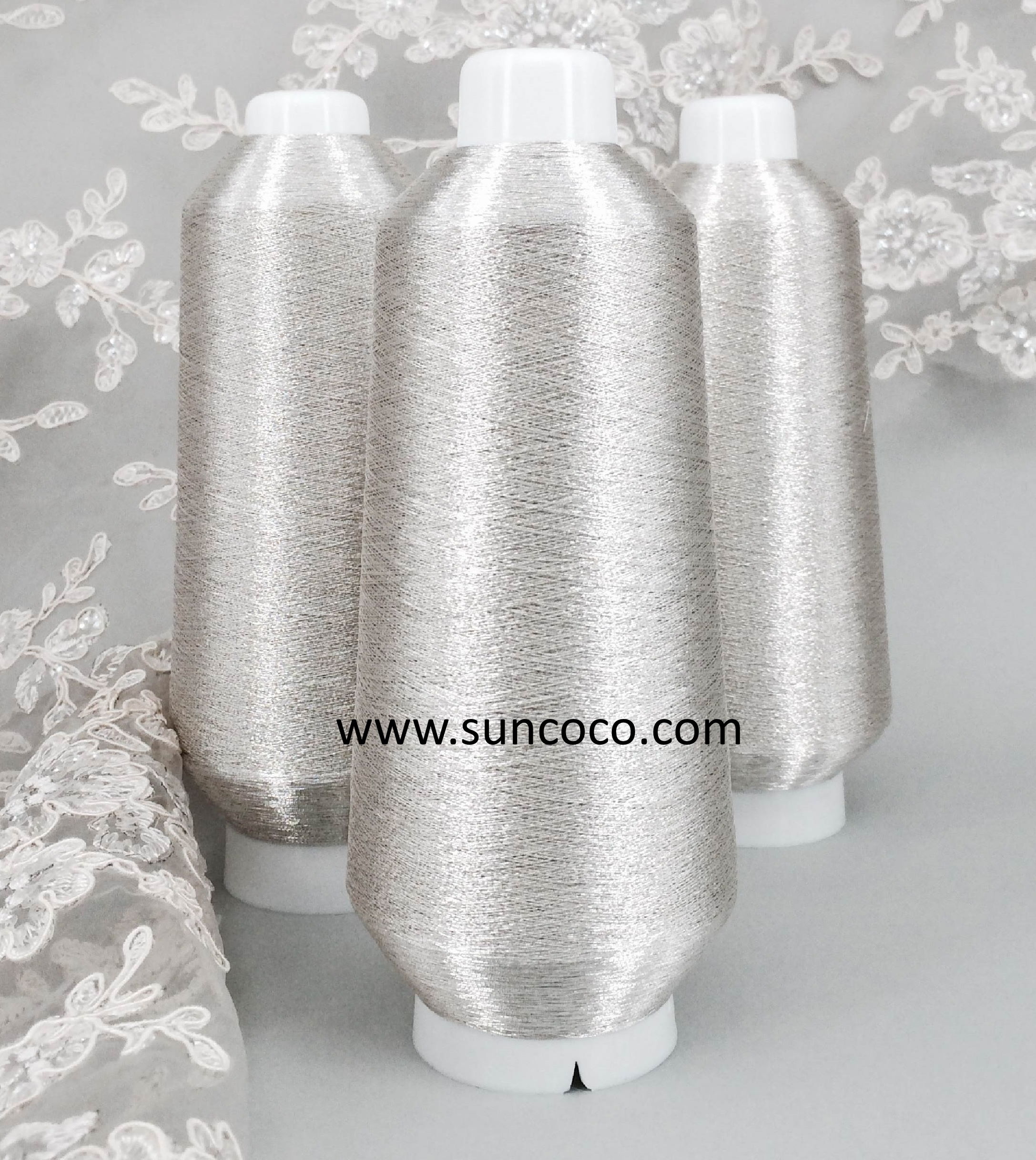 Pure Silver Metallic Embroidery Thread