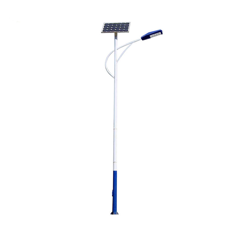 Outdoor Double Single Arm Q235 Galvanized Steel China Solar Street Light Pole Post Lamp Pole
