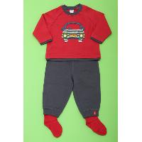 Babies' L/slv top + trouser + sock set