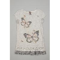Grey Butterfly Tee