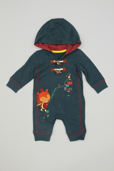 Hooded All In One With Feet