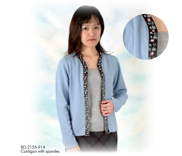 Cardigan With Spandex