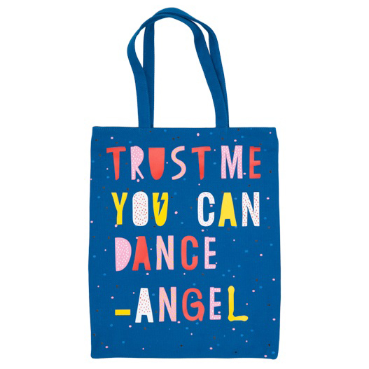 Canvas Flat Tote (Angel)