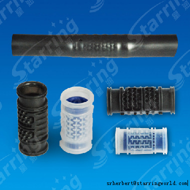 Pressure compensating Inline Emitter Tubing