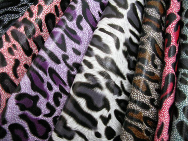 Leopard Grain Leather