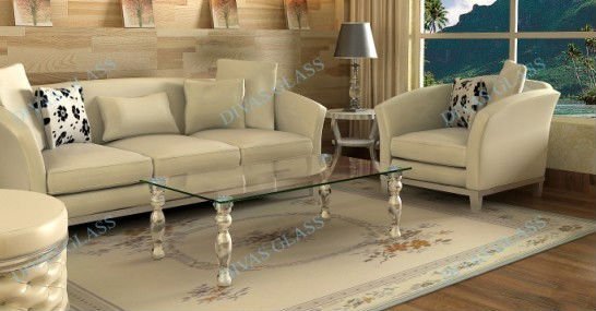 Crystal Glass Table Bases