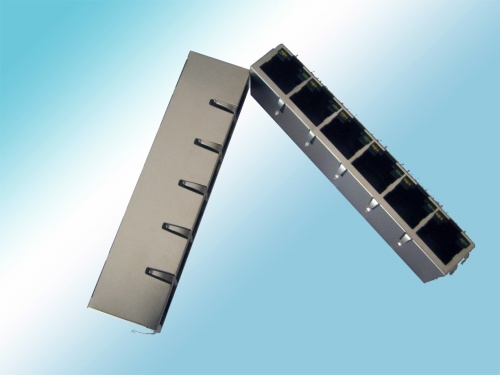 J8064d668anl Pulse Rj45 Modular Jack Connector With Magnetic