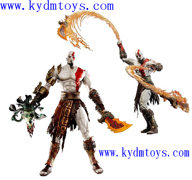 Sell MOQ(USD300) NECA 7 inches kratos for god of war (figma) plastic action figure