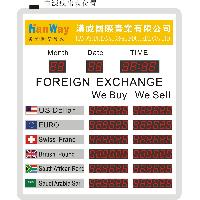 Led Exchange Rate Board