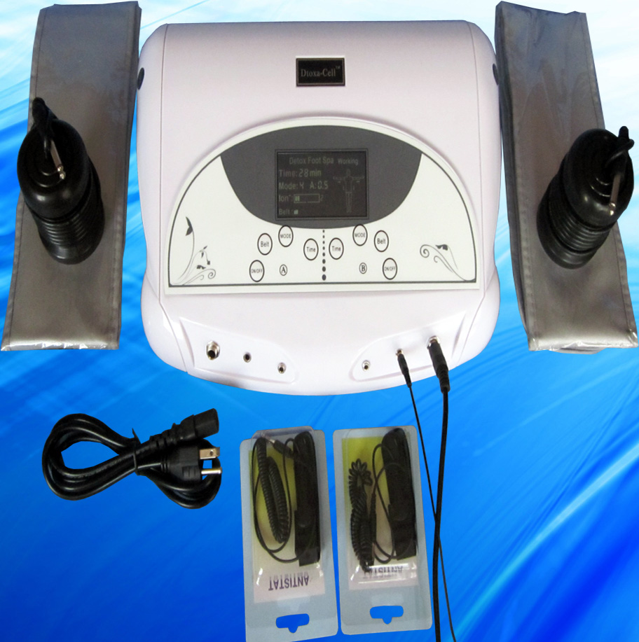 Dual Screen Ion Detox Foot Spa With Infrared Belt H8808
