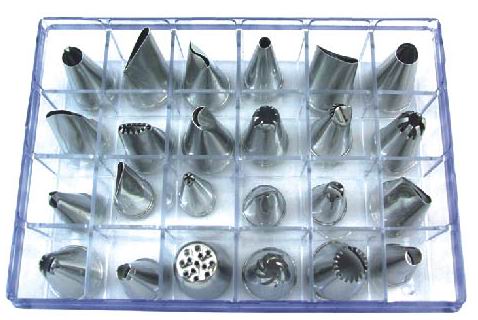 Yellow edge 24-head pastry tip