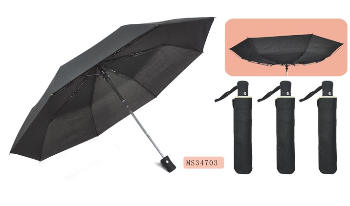 3-folding Auto Open and Close umbrella