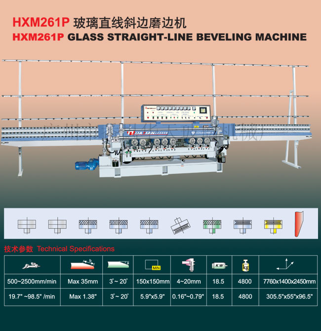 Glass Beveling Machine
