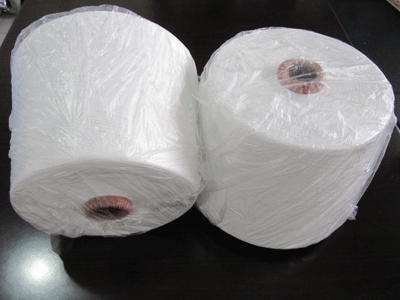 Polyester Spun Melange Yarn Grey