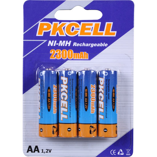 Consumer Nimh Rechargeable Battery Aa2300mah