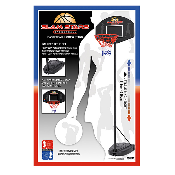 1.18 - 2.60 MTR BASKETBALL SET