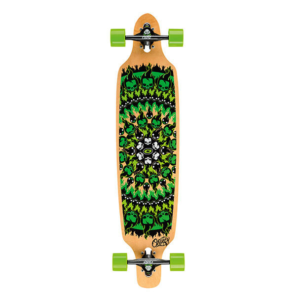 OSP - FLAME SKULL - 39 inches LONGBOARD