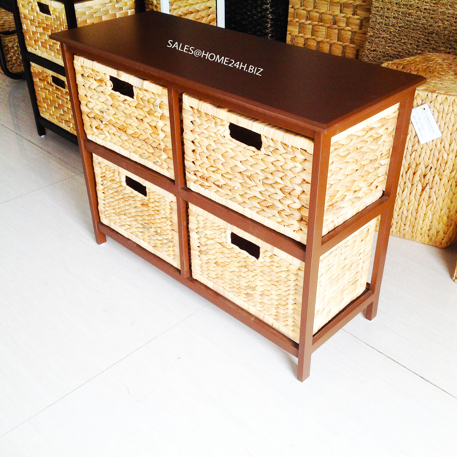 4 Drawers Living Room Home Furniture Storage Cabinet