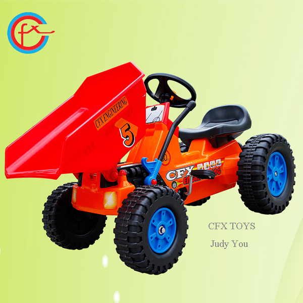 AAA quality kids pedal outdoor Toys ride on dumper 312