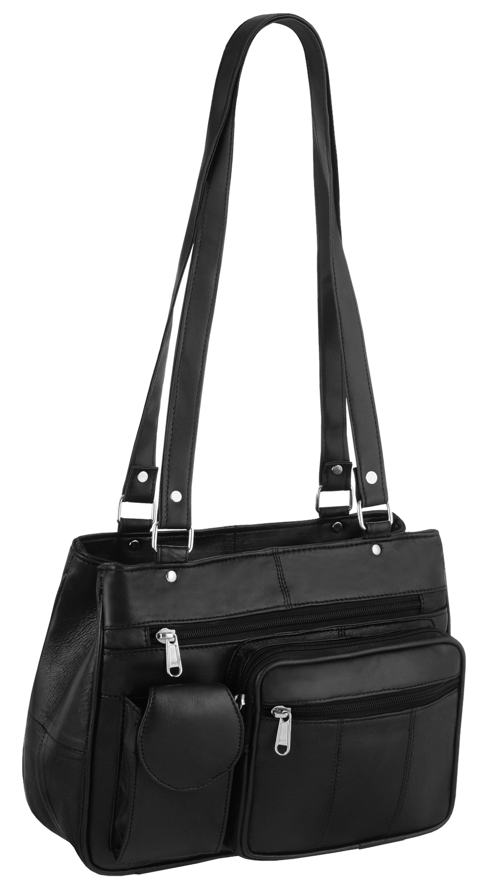 3517 Panel Leather Bag