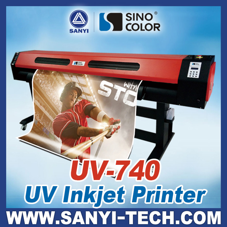 Hybrid UV Led Printer UV-740, Roller & Flatbed available