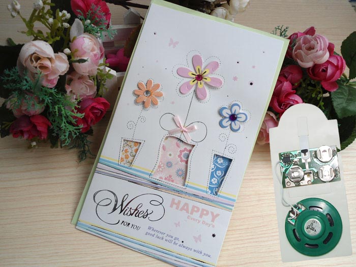 Sell pull tab cute design happy birthday greeting card