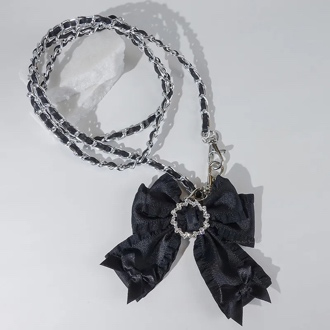 Leather Chain Cross-body Strap