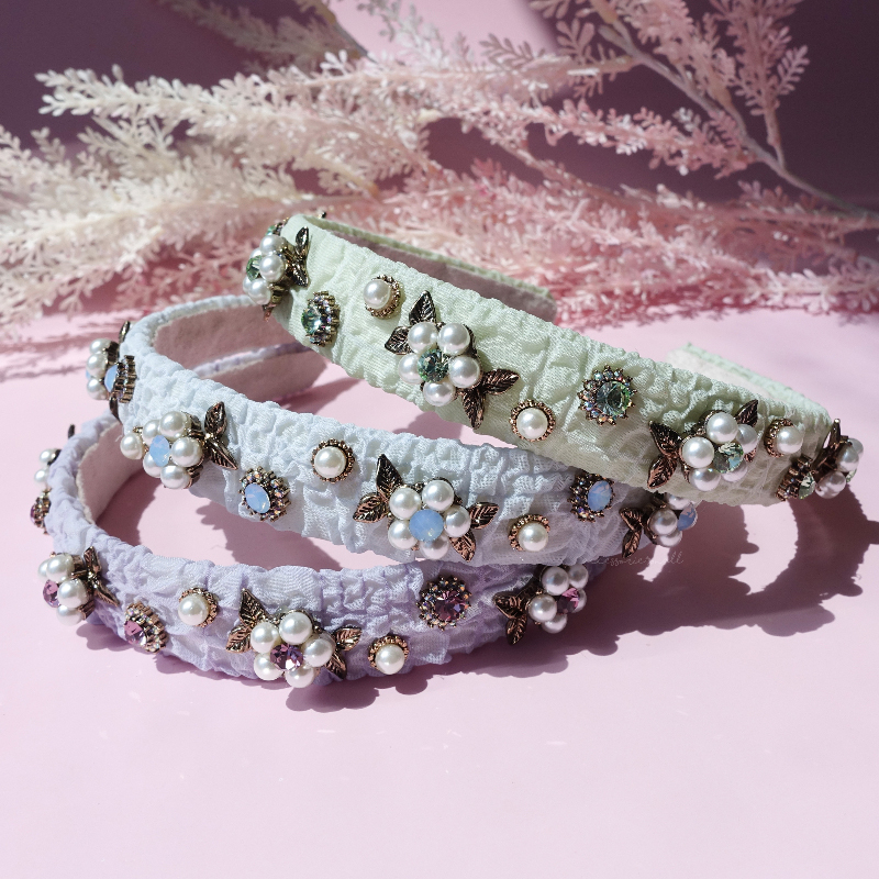 Pearl and Crystal Headband