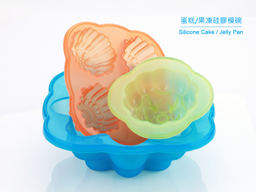 Silicone cake & jelly pan