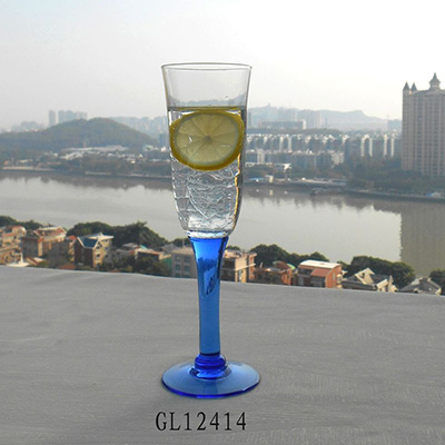 Mouthblown Flute Glass