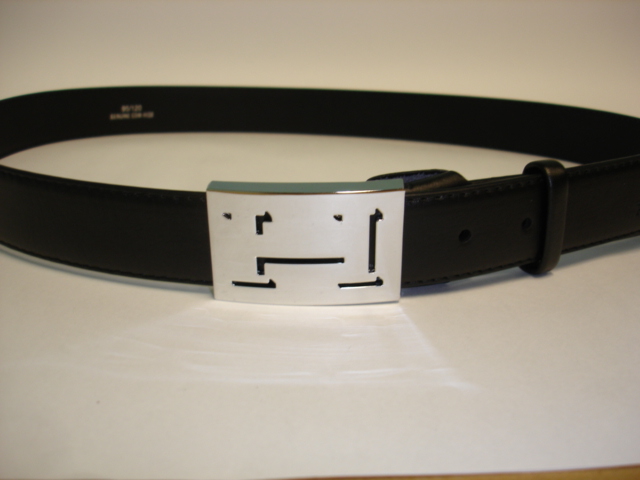 Stock Small Lot Of 10 Black Fashion Men's Real Leather Belt