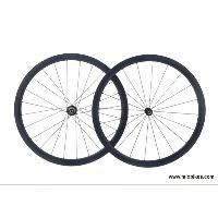 tubular carbon wheelsets, 38mm, matt, 3k